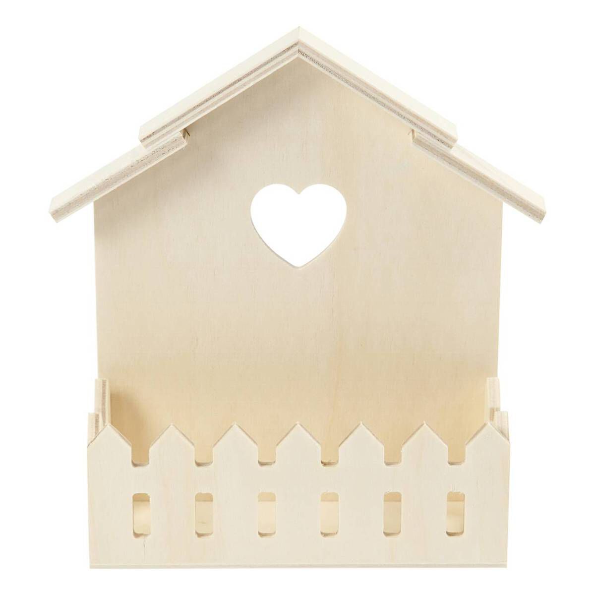 Wooden Picket Fence Shelf 16.5cm Hobbycraft