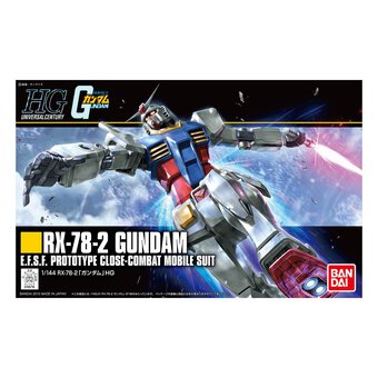 Gunpla RX-78-2 Gundam HG Model Set 1:144