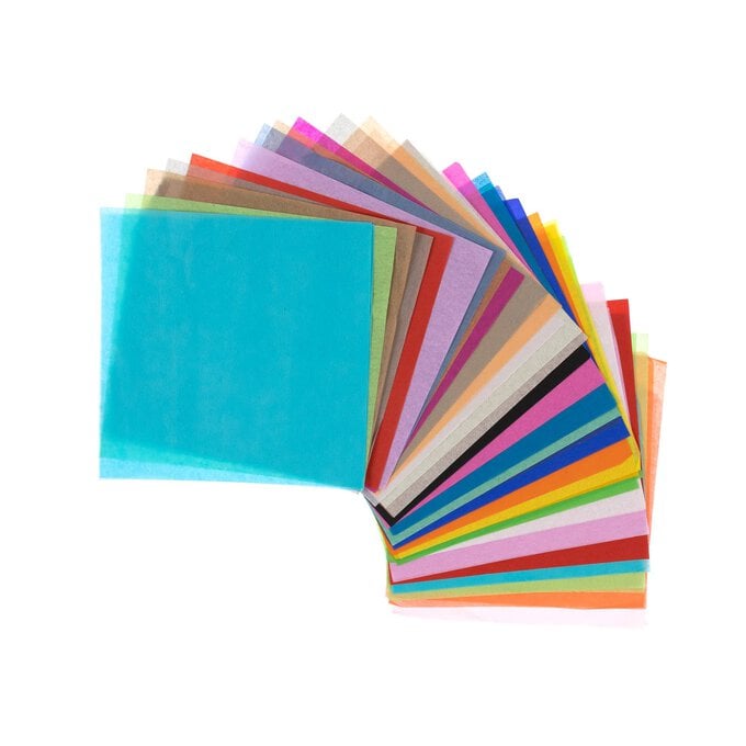 Assorted Tissue Paper Squares 100 Pack image number 1