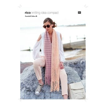 Rico Essentials Cotton DK Ladies' Shawl Digital Pattern 568