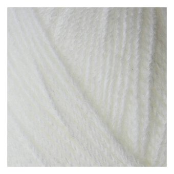 Hayfield White Baby Bonus 4 Ply Yarn 100g (856) image number 2