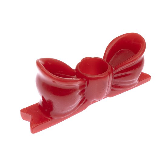 Red Bow Wax Candle Holder image number 3