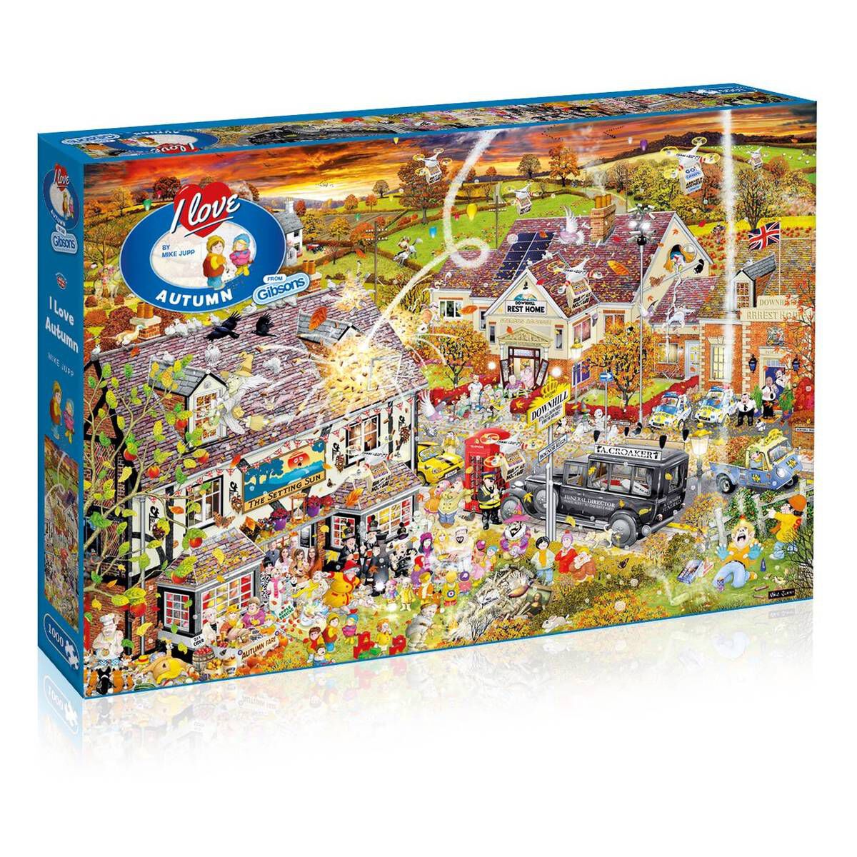 1000 Pieces Gibsons I Love Great Britain Jigsaw Puzzle 