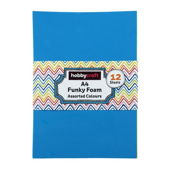 Assorted EVA Foam Sheets A4 12 Pack image number 8