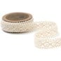 Natural Cotton Lace Ribbon 15mm x 5m image number 3