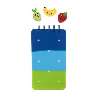 Mini Green Notebook with Charms