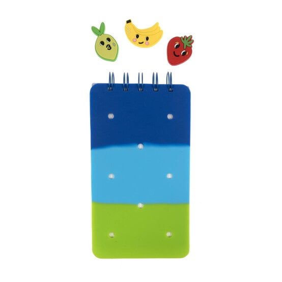 Mini Green Notebook with Charms image number 1