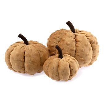 Orange Plush Bubble Pumpkin 3 Pack Bundle
