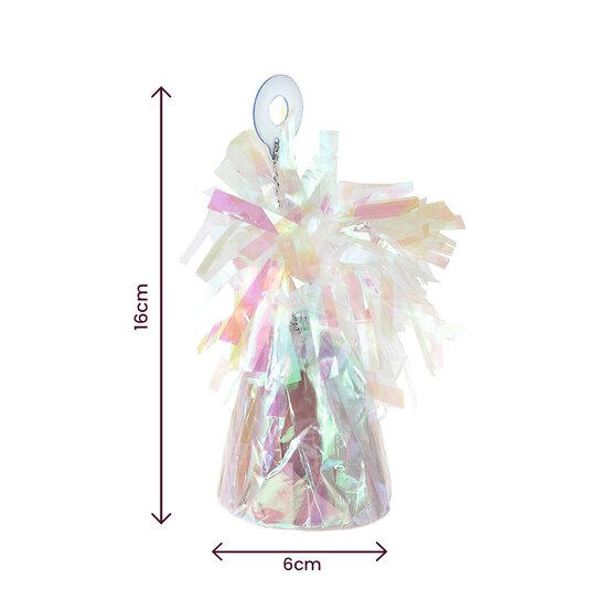 Iridescent Foil Balloon Weight 170g image number 2