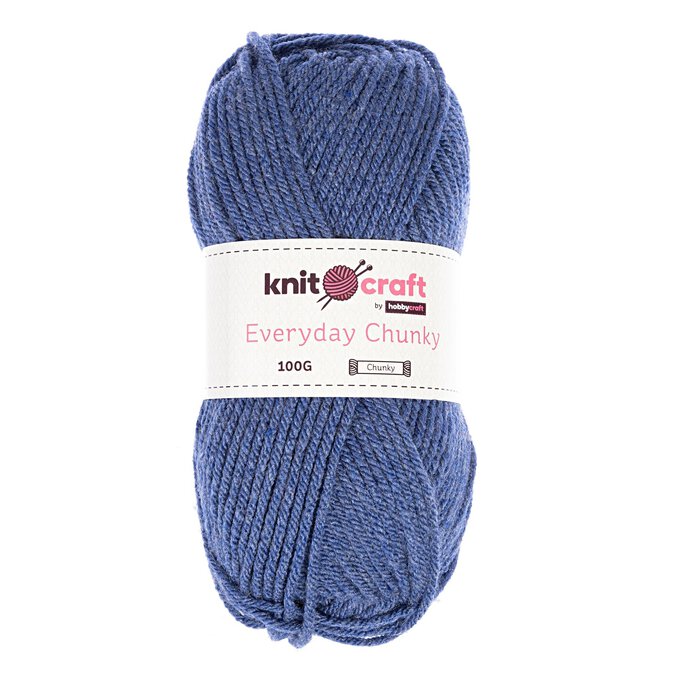 Knitcraft Denim Saxe Everyday Chunky Yarn 100g  image number 1