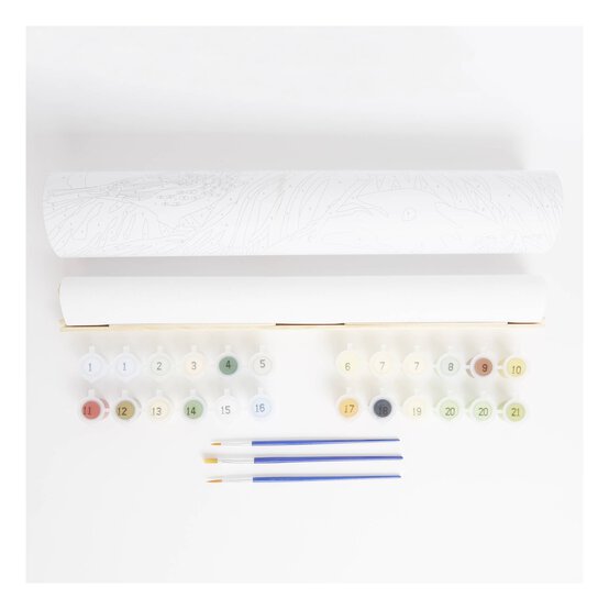 Natural History Museum Rock Pipets Paint by Numbers Wall Hanging Kit image number 4