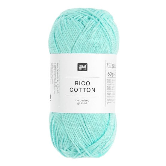 Rico Essentials Aqua Cotton 4ply 50g image number 1