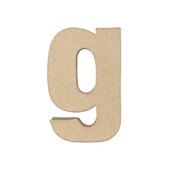 Lowercase Mini Mache Letter G image number 5