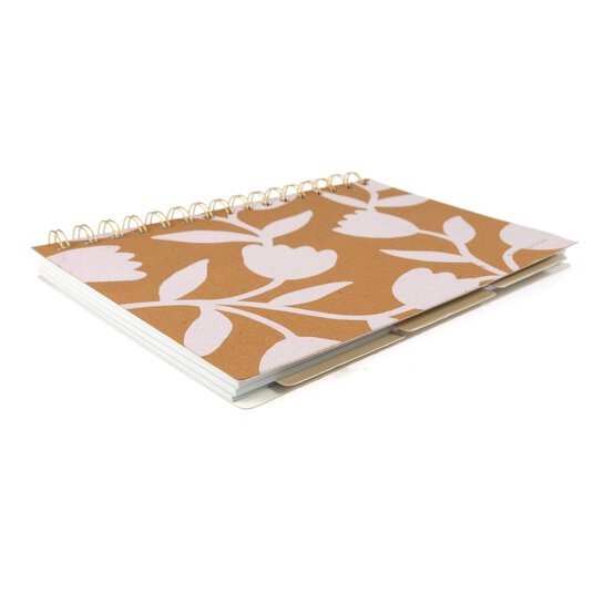 Pink Leaf Subject Notebook A5 image number 4