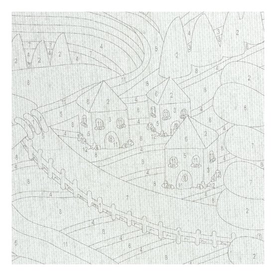 Mountain Vista Paint by Numbers Canvas Roll image number 5