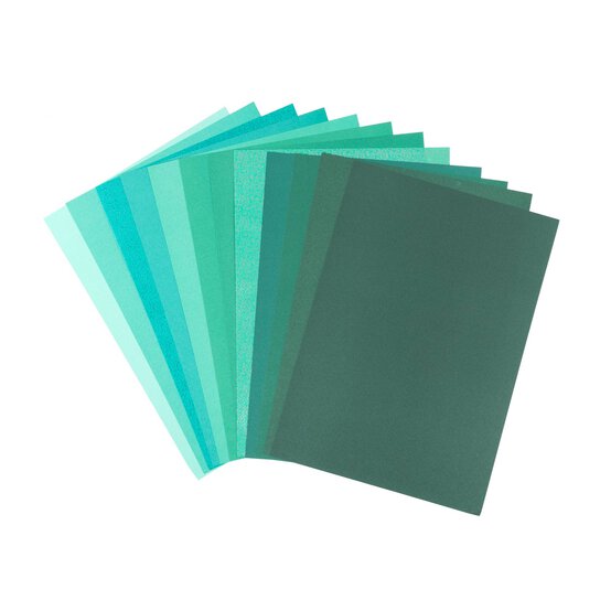 Aqua Coloured Paper Pad A4 24 Pack