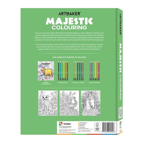 Artmaker Majestic Colouring Kit image number 3
