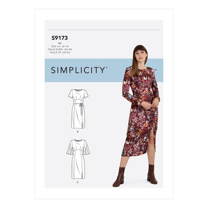 Simplicity Women’s Dress Sewing Pattern S9173 (16-24) image number 1