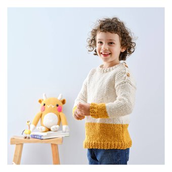 Knitcraft Colour Block Children&rsquo;s Jumper Digital Pattern 0294
