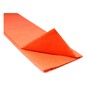 Orange Crepe Paper 100cm x 50cm image number 1