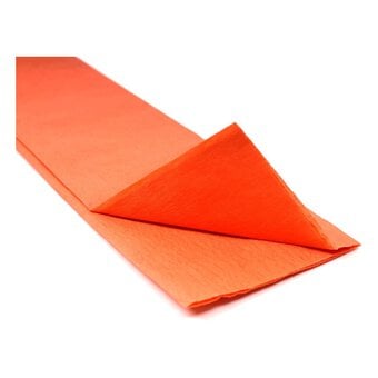 Orange Crepe Paper 100cm x 50cm