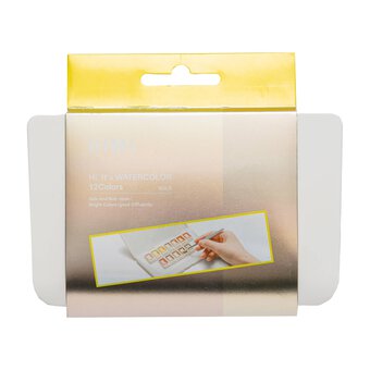 HIMI Golden Metallic Watercolours 12 Pack 