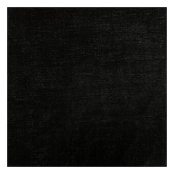 Black Lawn Cotton Fabric by the Metre