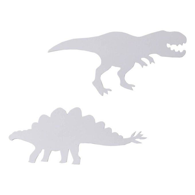 Dinosaur Card Shapes 10 Pack | Hobbycraft