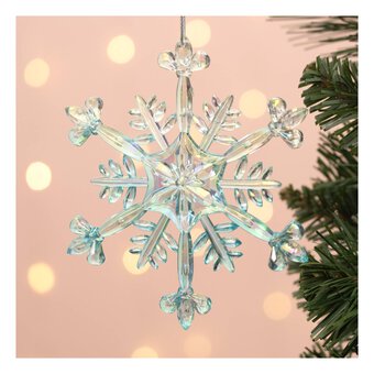 Hanging Snowflake Decoration 11.5cm