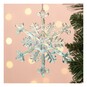Hanging Snowflake Decoration 11.5cm image number 1