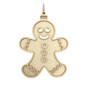 Hanging Wooden Gingerbread Decoration 12.5cm image number 2