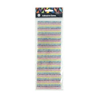 Bright Adhesive Gem Strips 4mm 47 Pack image number 4