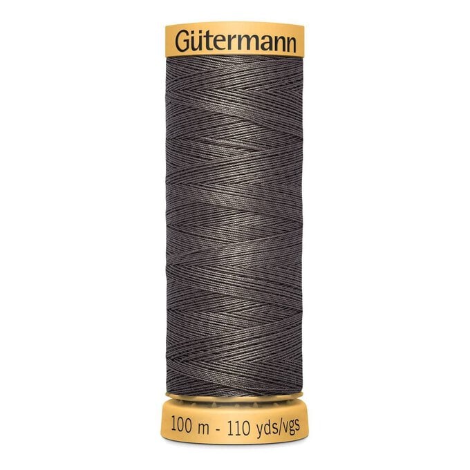 Gutermann Brown Cotton Thread 100m (1414) image number 1