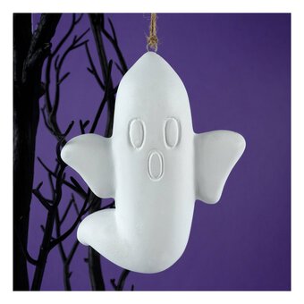 Hanging Ceramic Ghost 10cm
