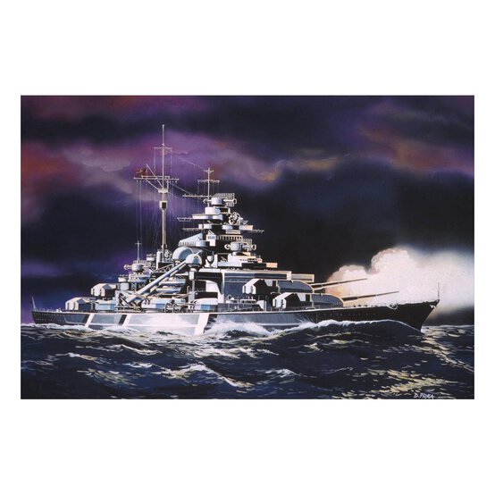 Revell Bismarck Model Kit 1:1200 image number 3
