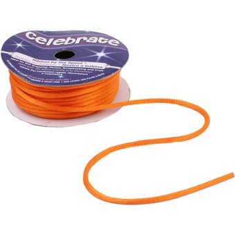 celebrate Orange Ribbon Knot Cord (2mm x 10m)