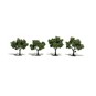 Woodland Scenics Light Green Trees 4 Pack image number 1
