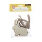 Wooden Bunnies 8cm 10 Pack image number 3