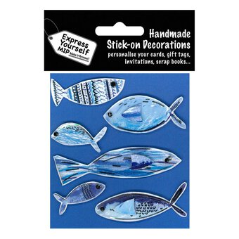 Express Yourself Fishy Fish Card Toppers 6 Pieces