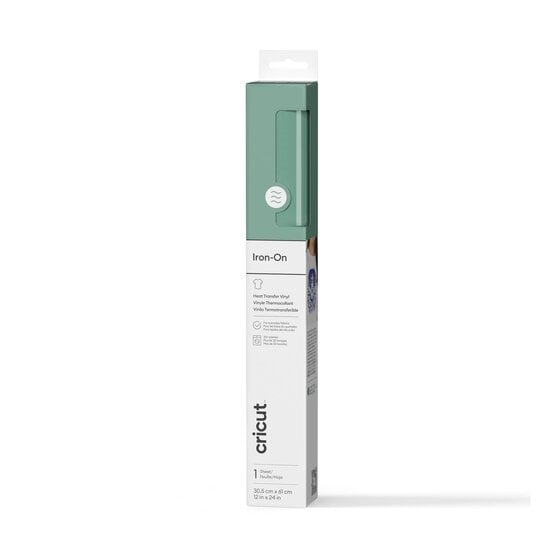 Cricut Eucalyptus Smart Iron-On 12 x 24 Inches image number 1