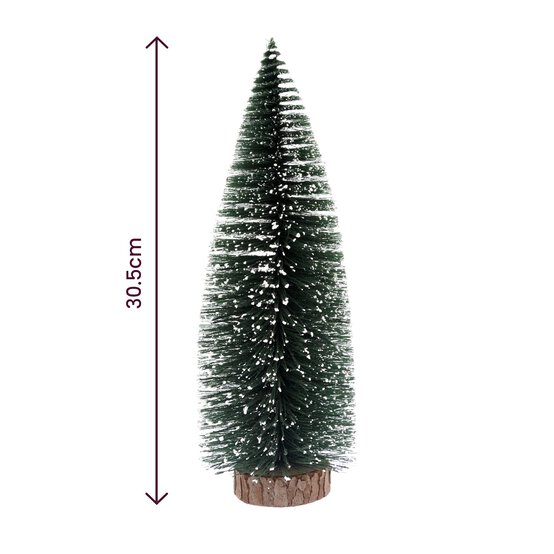 Frosted Green Bottle Brush Tree 30.5cm image number 4
