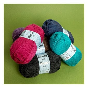Wendy with Wool Liquorice DK 100g image number 4