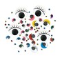 Assorted Googly Eyes with Lashes 100 Pack image number 1