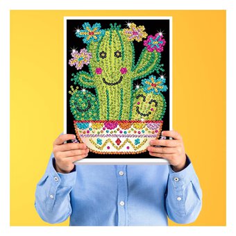 Kitfix Cactus Sequin Art Red Kit