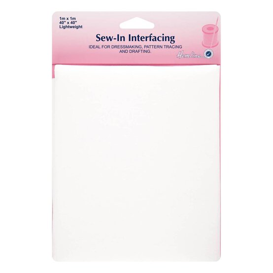 Hemline Sew In Medium Interfacing 1m x 1m image number 1