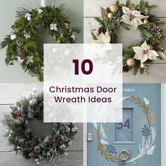 10 Christmas Door Wreath Ideas