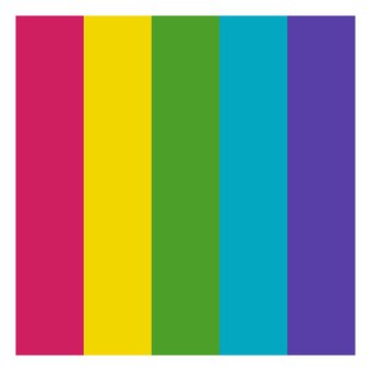 Cricut Summer Permanent Premium Vinyl 12 x 12 Inches 6 Pack