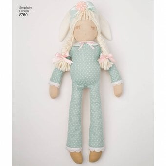 Simplicity Stuffed Doll Sewing Pattern 8760 image number 4