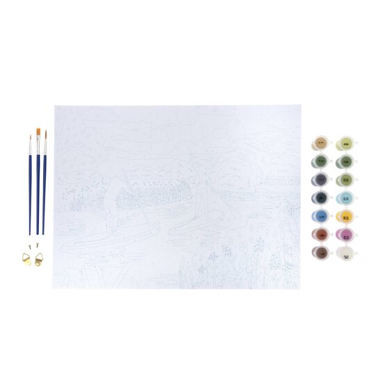 Paddleboarding Paint by Numbers image number 3