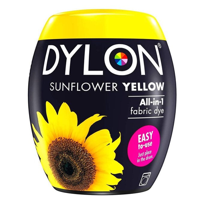 Dylon Sunflower Yellow Dye Pod 350g image number 1